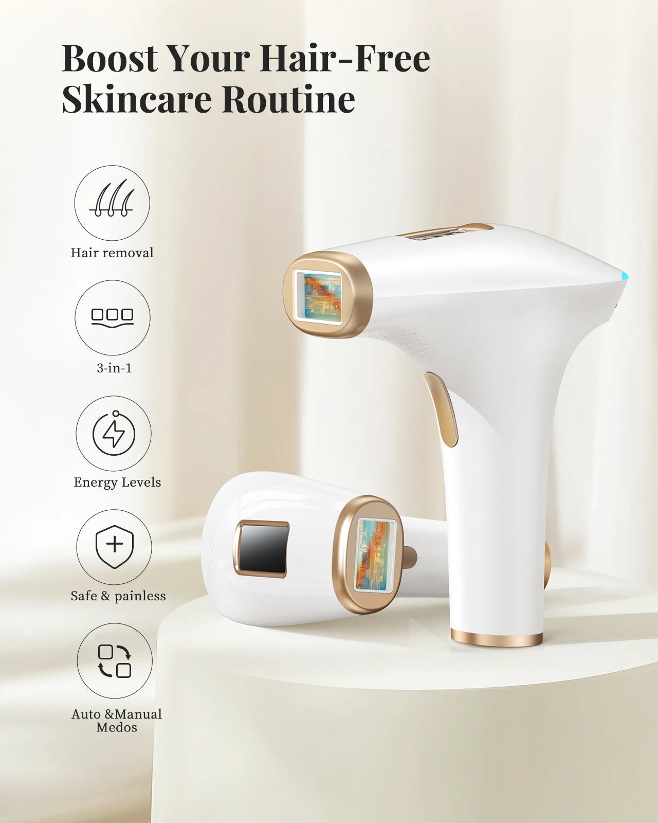 999900 Flashes IPL LumenPulses – Épilateur à Lumière Pulsée